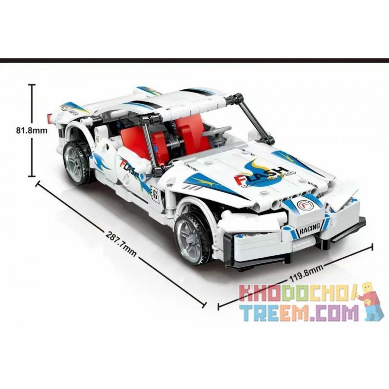 ZHEGAO QL0466 0466 non  KARSAS LFA BACK. bộ đồ chơi xếp lắp ráp ghép mô hình  LEXUS LFA Kỹ Thuật Công Nghệ Cao Mô Hình Phương Tiện 404 khối