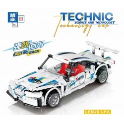 ZHEGAO QL0466 0466 non  KARSAS LFA BACK. bộ đồ chơi xếp lắp ráp ghép mô hình  LEXUS LFA Kỹ Thuật Công Nghệ Cao Mô Hình Phương Tiện 404 khối