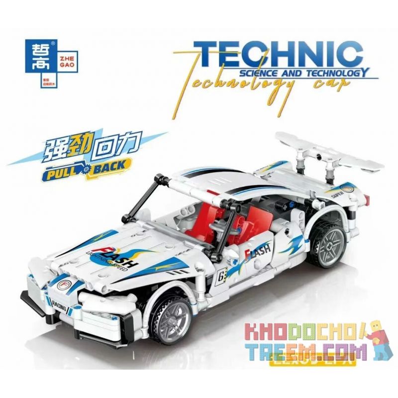 ZHEGAO QL0466 0466 non  KARSAS LFA BACK. bộ đồ chơi xếp lắp ráp ghép mô hình  LEXUS LFA Kỹ Thuật Công Nghệ Cao Mô Hình Phương Tiện 404 khối