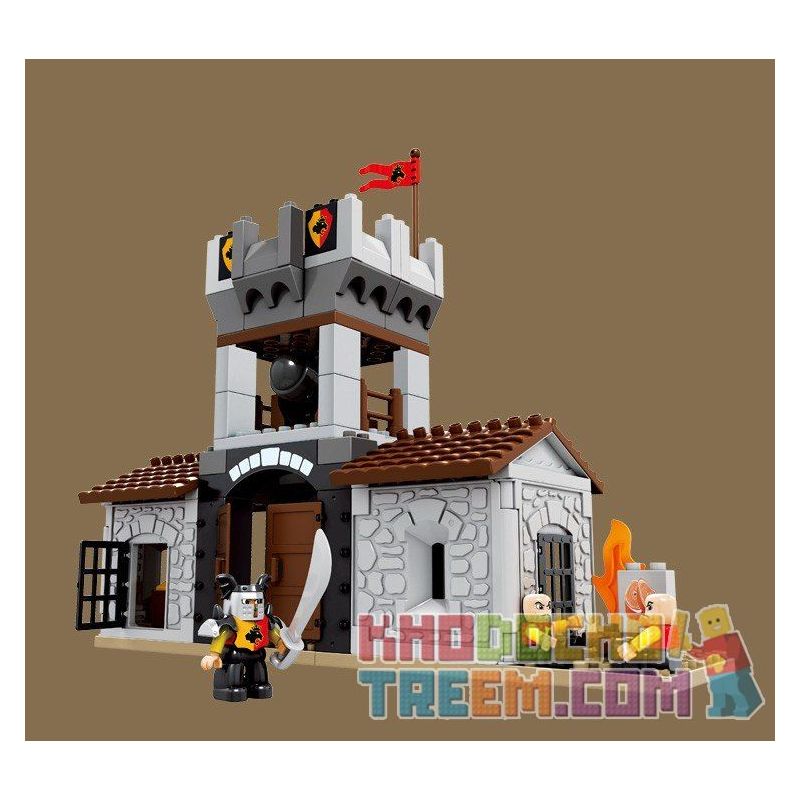 HYSTOYS HONGYUANSHENG AOLEDUOTOYS HG-1313 1313 HG1313 Xếp hình kiểu      Castle 76 Nhà Kho Của Nhà Vua 76 khối