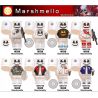 WM 6064 725 726 727 728 729 730 731 732 non  HÀNG TRĂM NGƯỜI 8 MARSHMALLOWS bộ đồ chơi xếp lắp ráp ghép mô hình Movie & Game MARSHMELLO Phim Và Trò Chơi