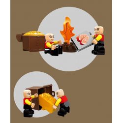 HYSTOYS HONGYUANSHENG AOLEDUOTOYS  HG-1313 1313 HG1313 Xếp hình kiểu Lego Duplo DUPLO Lego Duplo Castle 76 Nhà kho của nhà vua 76 khối
