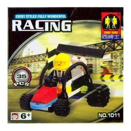 ZEPHYR KNIGHT 1011 non  XE HƠI bộ đồ chơi xếp lắp ráp ghép mô hình Racers RACING Đua Tốc Độ 35 khối