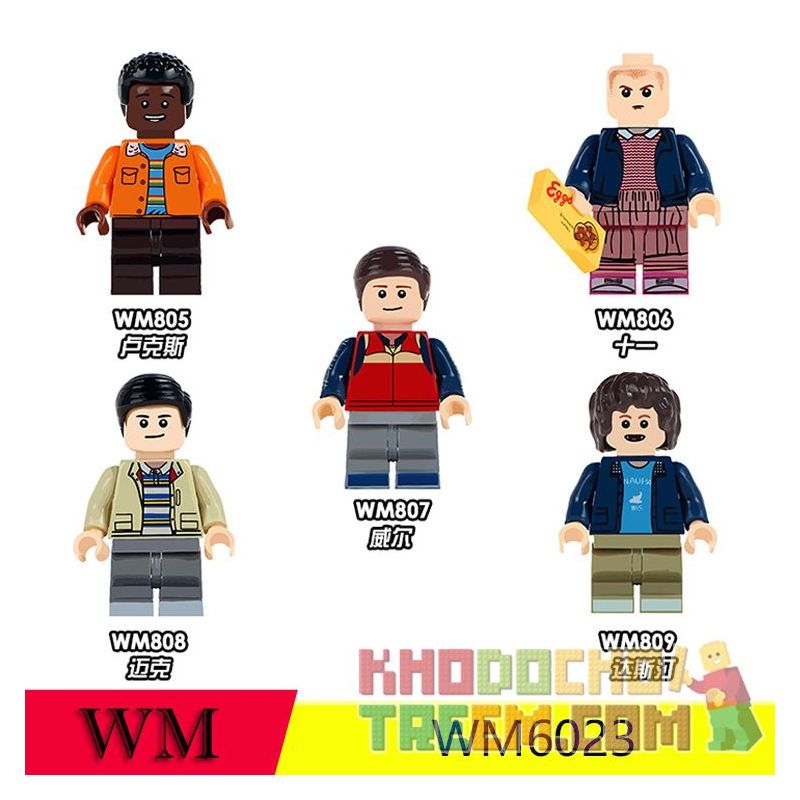 WM 6023 805 806 807 808 809 non Lego QUÁI VẬT bộ đồ chơi xếp lắp ráp ghép mô hình Collectable Minifigures Búp Bê Sưu Tầm
