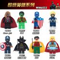 WM 6033 506 507 508 509 510 511 512 513 non Lego HÀNG TRĂM NGƯỜI 8 SÊ-RI SIÊU ANH HÙNG bộ đồ chơi xếp lắp ráp ghép mô hình Super Heroes Siêu Nhân Anh Hùng