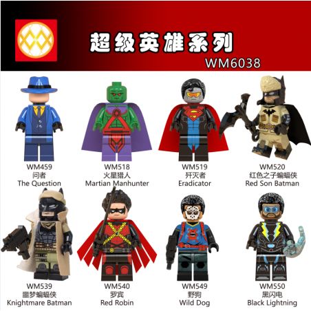 WM 6038 459 460 461 462 463 464 465 466 non  HÀNG TRĂM NGƯỜI 8 SIÊU ANH HÙNG bộ đồ chơi xếp lắp ráp ghép mô hình Super Heroes Siêu Nhân Anh Hùng
