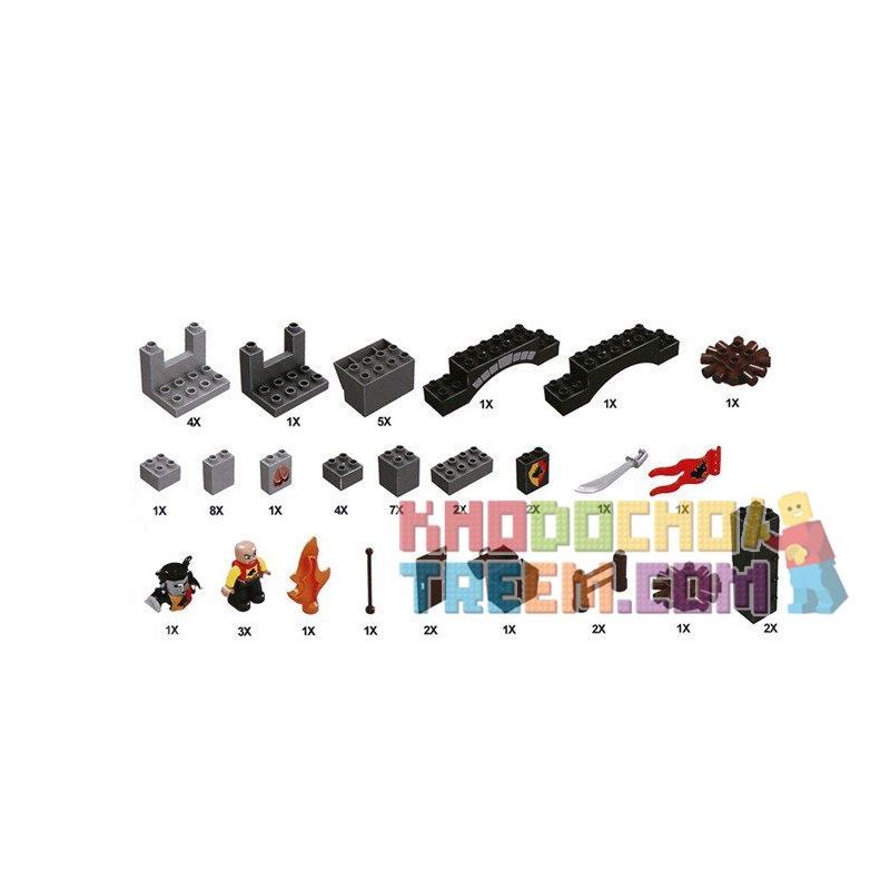 HYSTOYS HONGYUANSHENG AOLEDUOTOYS HG-1313 1313 HG1313 Xếp hình kiểu      Castle 76 Nhà Kho Của Nhà Vua 76 khối