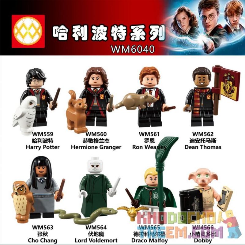 WM 559 560 561 562 563 564 565 566 6040 non Lego HARMONY 8 LOẠT HARRY POTTER bộ đồ chơi xếp lắp ráp ghép mô hình Movie & Game Phim Và Trò Chơi