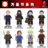 WM 6075 839 840 841 842 843 844 845 846 non  HÀNG TRĂM NGƯỜI 8 SÊ-RI HALLOWEEN bộ đồ chơi xếp lắp ráp ghép mô hình Movie & Game Phim Và Trò Chơi