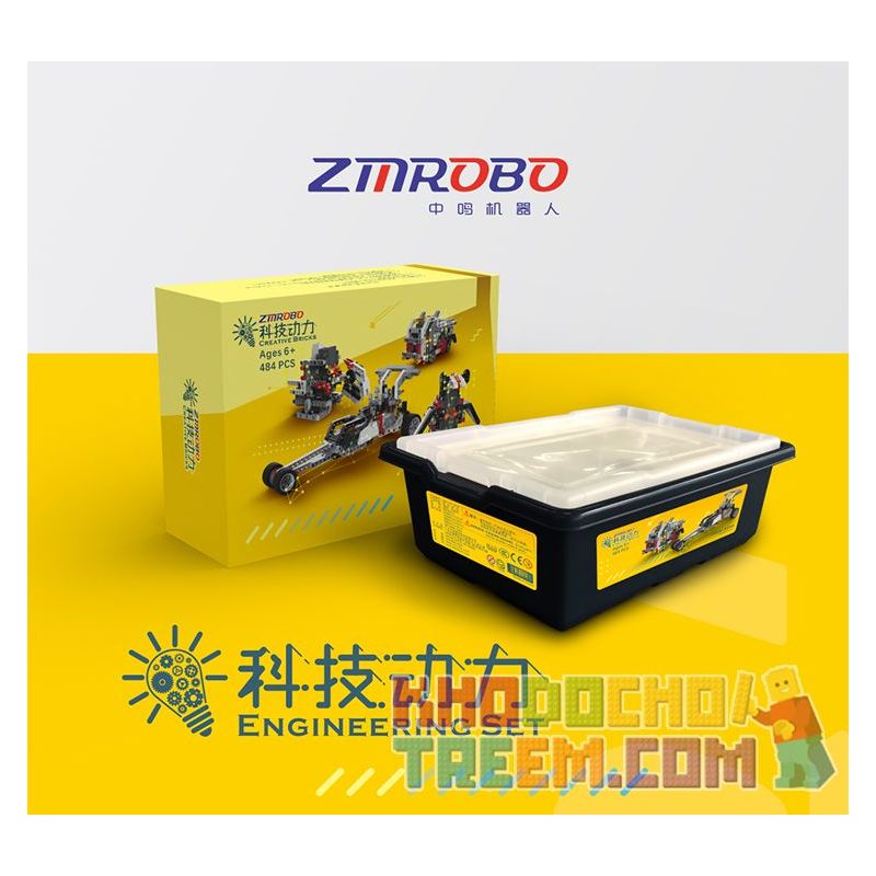 ZMROBO JMC-NY-2107 NY-2107 -2107 JMCNY-2107 non Lego ĐỘNG LỰC CÔNG NGHỆ bộ đồ chơi xếp lắp ráp ghép mô hình Technic ENGINEERING SET Kỹ Thuật Công Nghệ Cao Mô Hình Phương Tiện 550 khối