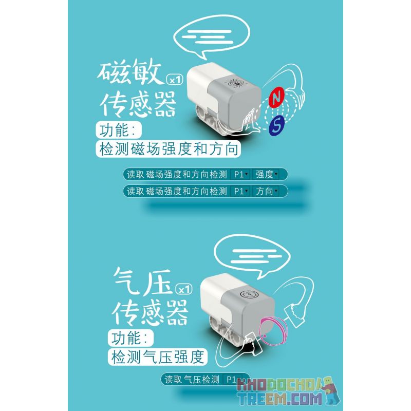 ZMROBO JWC-NY-2109 NY-2109 -2109 JWCNY-2109 non  BỘ CẢM BIẾN ROBOT. bộ đồ chơi xếp lắp ráp ghép mô hình  ROBOT SENSOR Kỹ Thuật Công Nghệ Cao Mô Hình Phương Tiện 19 khối