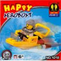 ZEPHYR KNIGHT 1012 non Lego TÀU BAY VUI VẺ bộ đồ chơi xếp lắp ráp ghép mô hình City HAPPY AEROBOAT Thành Phố 37 khối