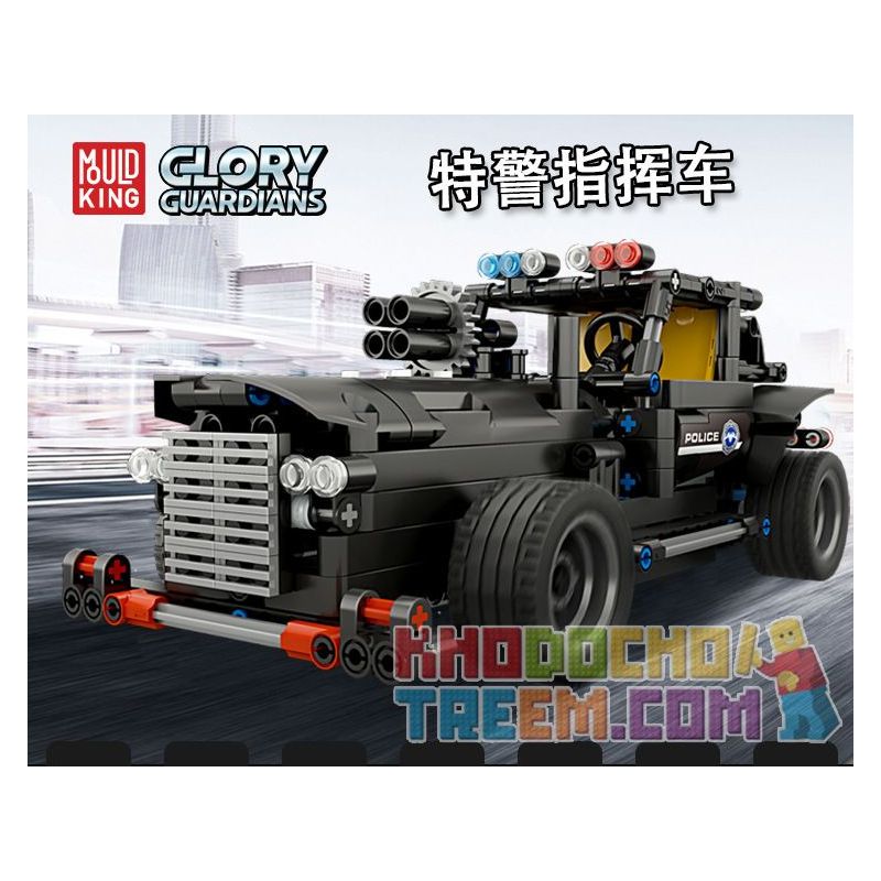 MouldKing 13007 Mould King 13007 non  XE CHỈ HUY SWAT bộ đồ chơi xếp lắp ráp ghép mô hình  GLORY GUARDIANS Kỹ Thuật Công Nghệ Cao Mô Hình Phương Tiện 464 khối