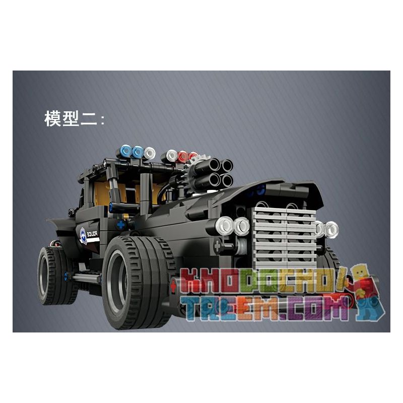 MouldKing 13007 Mould King 13007 non  XE CHỈ HUY SWAT bộ đồ chơi xếp lắp ráp ghép mô hình  GLORY GUARDIANS Kỹ Thuật Công Nghệ Cao Mô Hình Phương Tiện 464 khối