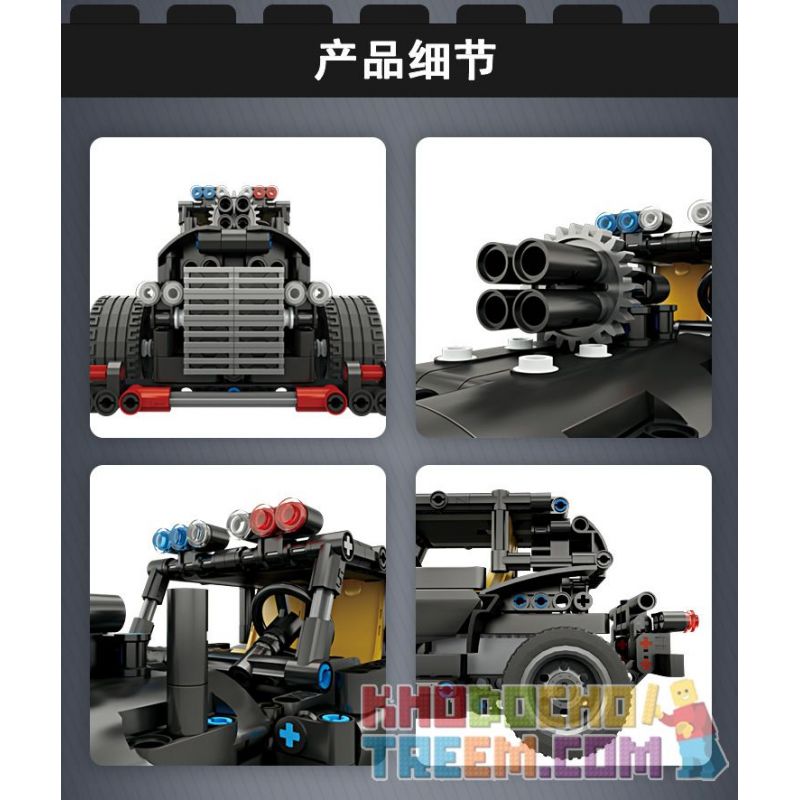 MouldKing 13007 Mould King 13007 non  XE CHỈ HUY SWAT bộ đồ chơi xếp lắp ráp ghép mô hình  GLORY GUARDIANS Kỹ Thuật Công Nghệ Cao Mô Hình Phương Tiện 464 khối