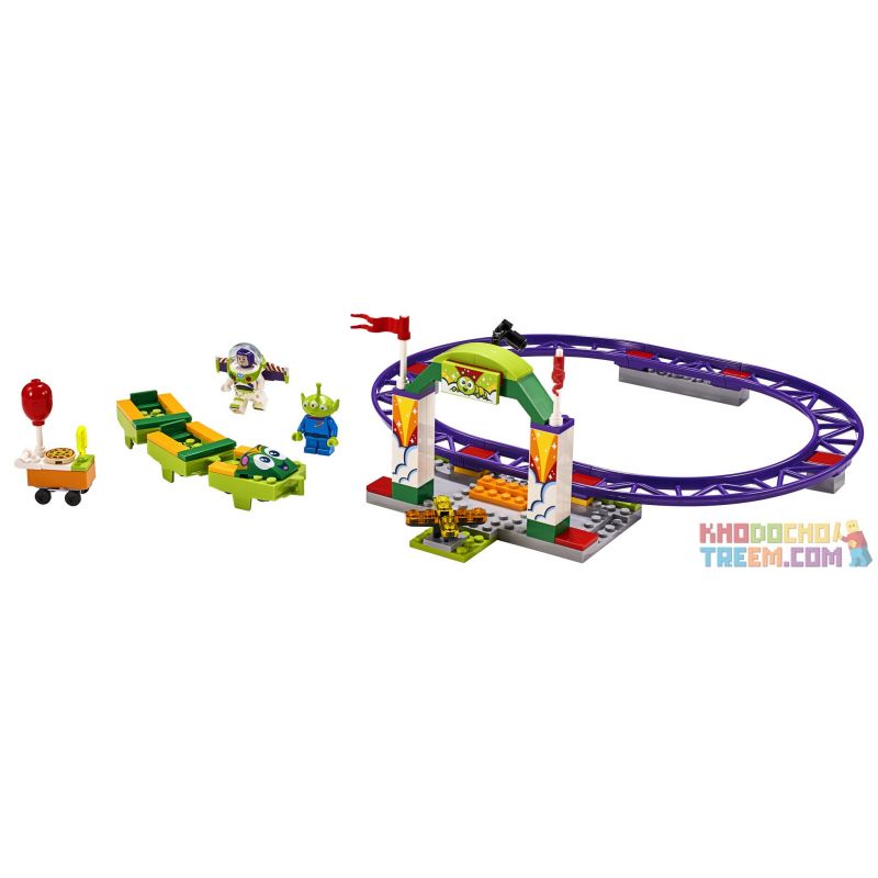 NOT Lego CARNIVAL THRILL COASTER 10771 LARI BELA 11317 xếp lắp ráp ghép mô hình CARNIVAL THRILL COASTER TÀU LƯỢN SIÊU TỐC LỄ HỘI ĐIÊN CUỒNG Toy Story Câu Chuyện Đồ Chơi 98 khối