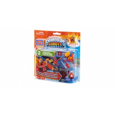 MEGA BLOKS 95475 non  CỔNG THÔNG TIN CHIẾN ĐẤU CỦA MOLTON HOT DOG bộ đồ chơi xếp lắp ráp ghép mô hình Skylanders MOLTON HOT DOG'S BATTLE PORTAL 11 khối