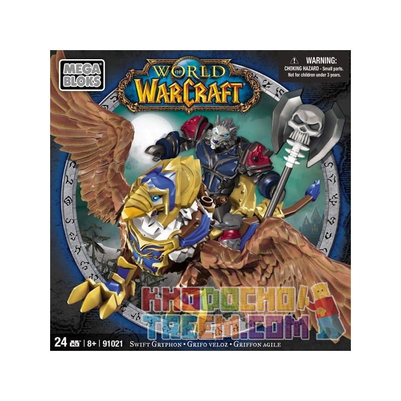 MEGA BLOKS 91021 non Lego NHANH bộ đồ chơi xếp lắp ráp ghép mô hình Computer Games SWIFT GRYPHON Trò Chơi 24 khối