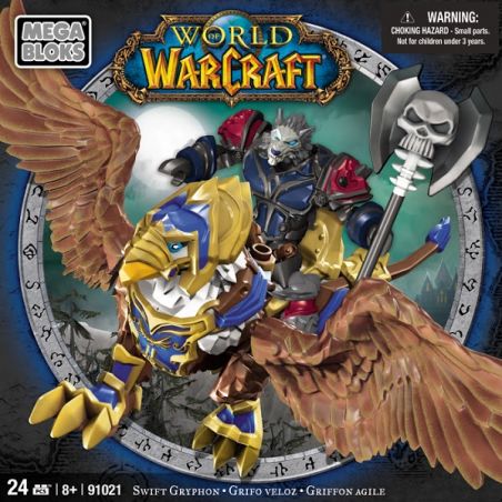 MEGA BLOKS 91021 non  NHANH bộ đồ chơi xếp lắp ráp ghép mô hình Computer Games SWIFT GRYPHON Trò Chơi 24 khối