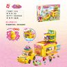 Enlighten 31014 Qman 31014 non  SWEETLOVE VỊT WAGON. bộ đồ chơi xếp lắp ráp ghép mô hình  Các Bạn Gái 656 khối
