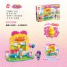 Enlighten 31012 Qman 31012 non  KHUNG ẢNH THỜI GIAN TỐT bộ đồ chơi xếp lắp ráp ghép mô hình  Các Bạn Gái 230 khối