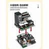 JUHANG TECHNOLOGY 86007 non  CÁNH CỬA ĐƯỜNG PHỐ CAFE bộ đồ chơi xếp lắp ráp ghép mô hình Modular Buildings CORNER CAFE Mô Hình Nhà Cửa 4314 khối