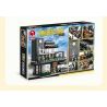 JUHANG TECHNOLOGY 86007 non  CÁNH CỬA ĐƯỜNG PHỐ CAFE bộ đồ chơi xếp lắp ráp ghép mô hình Modular Buildings CORNER CAFE Mô Hình Nhà Cửa 4314 khối