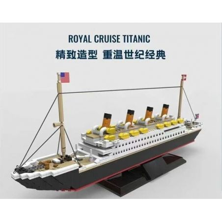 PANGU PG-15005 15005 PG15005 non  TITANIC. bộ đồ chơi xếp lắp ráp ghép mô hình Creator Expert RMS TITANIC Chuyên Gia Sáng Tạo 1088 khối