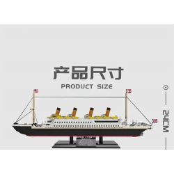 PANGU PG-15005 15005 PG15005 non  TITANIC. bộ đồ chơi xếp lắp ráp ghép mô hình Creator Expert RMS TITANIC Chuyên Gia Sáng Tạo 1088 khối