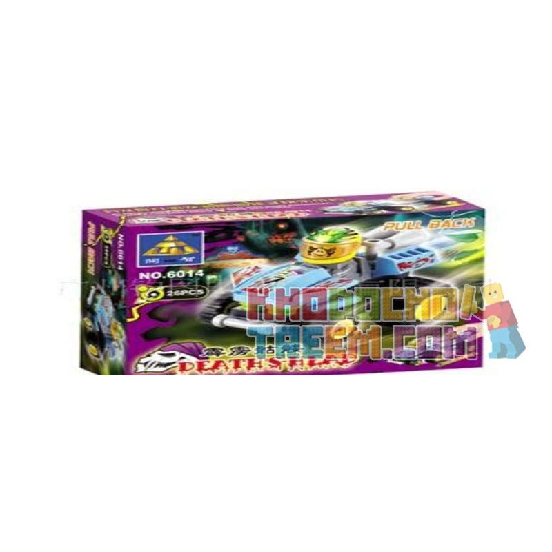 Bozhi 6014 non Lego TIẾNG SÉT. bộ đồ chơi xếp lắp ráp ghép mô hình Racers DEATH'S HEAD Đua Tốc Độ 26 khối
