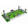 AUSINI 25690 non  SÂN BÓNG ĐÁ bộ đồ chơi xếp lắp ráp ghép mô hình Sports SOCCER SPORT Thể Thao 381 khối