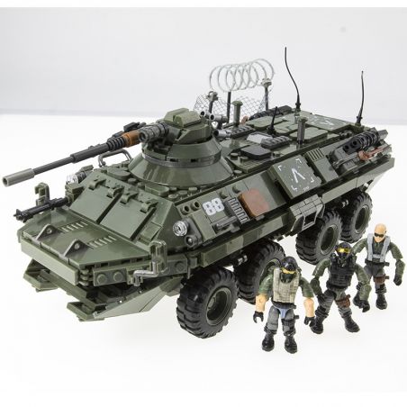 XIANG JUN XJ-933 non  XE BỌC THÉP SHIUIK (IFV) bộ đồ chơi xếp lắp ráp ghép mô hình Military Army Quân Sự Bộ Đội 1039 khối