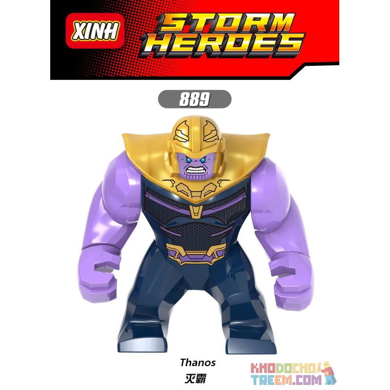 XINH 889 non Lego KHÔNG HOÀN HẢO bộ đồ chơi xếp lắp ráp ghép mô hình Marvel Super Heroes THANOS Siêu Anh Hùng Marvel