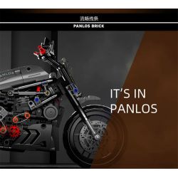 PanlosBrick 672002 Panlos Brick 672002 non  DUKADI DAWU. bộ đồ chơi xếp lắp ráp ghép mô hình CHIC-BLOCK MOTORBIKE 827 khối