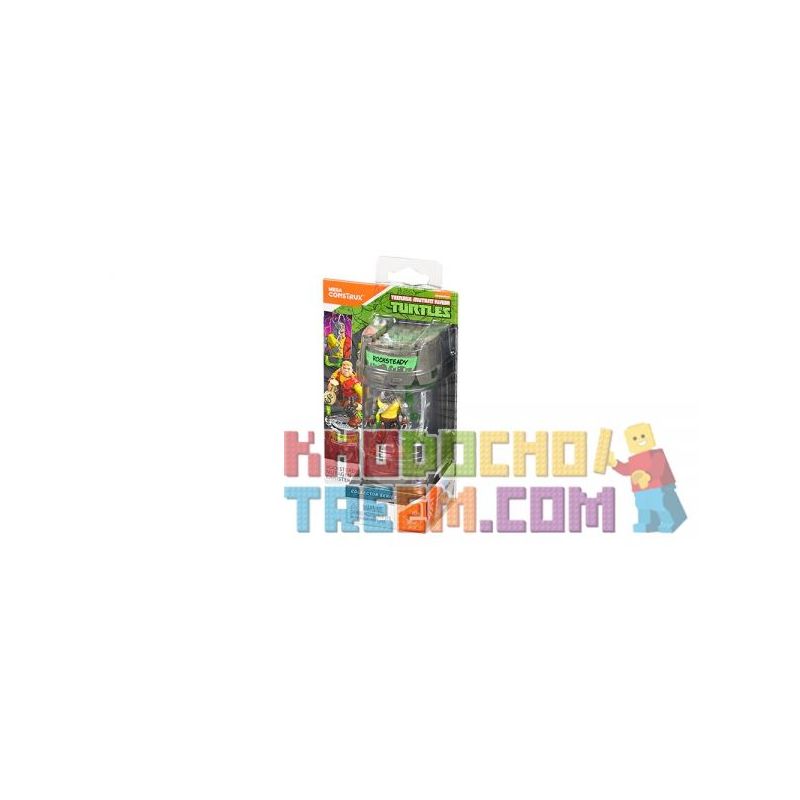MEGA BLOKS DXF15 non Lego BIẾN THỂ BULLHEAD. bộ đồ chơi xếp lắp ráp ghép mô hình Teenage Mutant Ninja Turtles ROCKSTEADY™ MUTAGEN CANISTER Ninja Rùa 38 khối