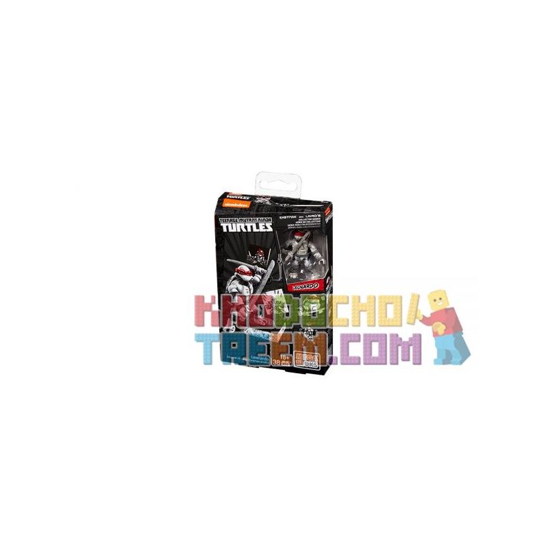 MEGA BLOKS DPD86 non Lego GÓI CHIẾN ĐẤU LEONARDO SAMURAI bộ đồ chơi xếp lắp ráp ghép mô hình Teenage Mutant Ninja Turtles LEONARDO™ EASTMAN & LAIRD Ninja Rùa 38 khối