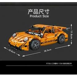 MorkModel 023024-1 023024-2 023024-3 Mork Model 023024-1 023024-2 023024-3 non  PORSCHE 911 GT 1:14 tỷ lệ 1:14 bộ đồ chơi xếp lắp ráp ghép mô hình  GT RACING Kỹ Thuật Công Nghệ Cao Mô Hình Phương Tiện 1268 khối