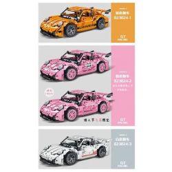 MorkModel 023024-1 023024-2 023024-3 Mork Model 023024-1 023024-2 023024-3 non  PORSCHE 911 GT 1:14 tỷ lệ 1:14 bộ đồ chơi xếp lắp ráp ghép mô hình  GT RACING Kỹ Thuật Công Nghệ Cao Mô Hình Phương Tiện 1268 khối