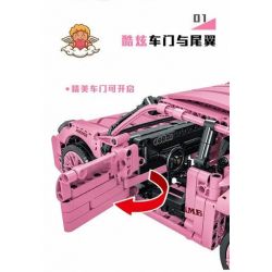 MorkModel 023024-1 023024-2 023024-3 Mork Model 023024-1 023024-2 023024-3 non  PORSCHE 911 GT 1:14 tỷ lệ 1:14 bộ đồ chơi xếp lắp ráp ghép mô hình  GT RACING Kỹ Thuật Công Nghệ Cao Mô Hình Phương Tiện 1268 khối