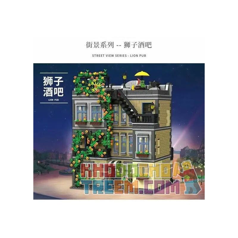 JIESTAR 89107 REBRICKABLE MOC-30010 30010 MOC30010 non  LION BAR. bộ đồ chơi xếp lắp ráp ghép mô hình Modular Buildings LION PUB Mô Hình Nhà Cửa 5892 khối JIESTAR 89107 REBRICKABLE MOC-30010 30010 MOC30010 non  LION BAR. bộ đồ chơi xếp lắp ráp ghép mô hình Modular Buildings LION PUB Mô Hình Nhà Cửa 5892 khối