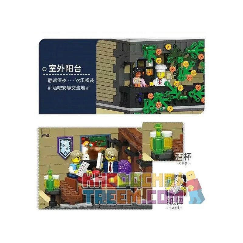 JIESTAR 89107 REBRICKABLE MOC-30010 30010 MOC30010 non  LION BAR. bộ đồ chơi xếp lắp ráp ghép mô hình Modular Buildings LION PUB Mô Hình Nhà Cửa 5892 khối JIESTAR 89107 REBRICKABLE MOC-30010 30010 MOC30010 non  LION BAR. bộ đồ chơi xếp lắp ráp ghép mô hình Modular Buildings LION PUB Mô Hình Nhà Cửa 5892 khối