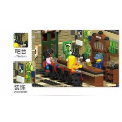 JIESTAR 89107 REBRICKABLE MOC-30010 30010 MOC30010 non  LION BAR. bộ đồ chơi xếp lắp ráp ghép mô hình Modular Buildings LION PUB Mô Hình Nhà Cửa 5892 khối JIESTAR 89107 REBRICKABLE MOC-30010 30010 MOC30010 non  LION BAR. bộ đồ chơi xếp lắp ráp ghép mô hình Modular Buildings LION PUB Mô Hình Nhà Cửa 5892 khối