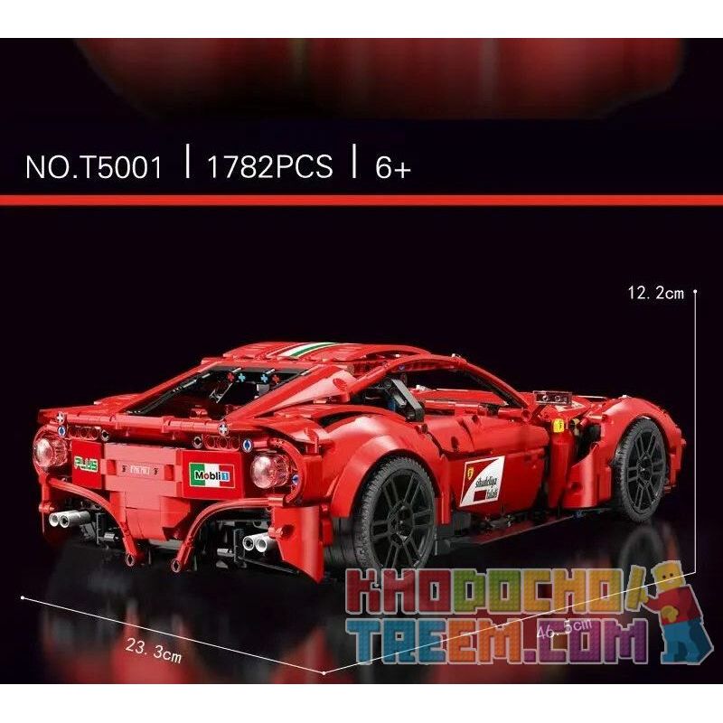 REBRICKABLE MOC-66207 66207 MOC66207 TA GAOLE T5001 5001 non  FERRARI F12 BERLINETTA 1:10 tỷ lệ 1:10 bộ đồ chơi xếp lắp ráp ghép mô hình  Kỹ Thuật Công Nghệ Cao Mô Hình Phương Tiện 1171 khối