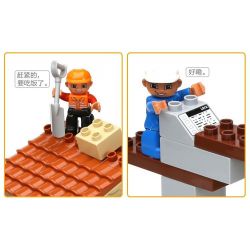 HYSTOYS HONGYUANSHENG AOLEDUOTOYS HG-1333 1333 HG1333 Xếp hình kiểu    My First Construction Site Công Trường Xây Dựng Nhỏ 36 khối