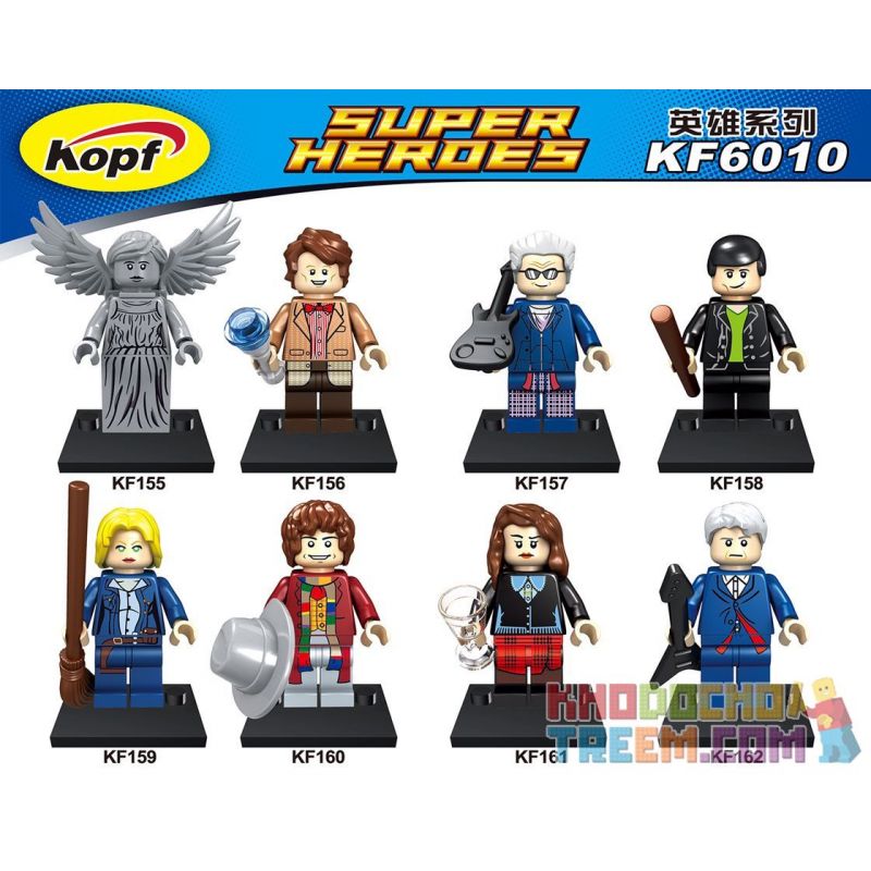 KOPF KF6010 6010 KF155 KF156 KF157 KF158 KF159 KF160 KF161 KF162 non Lego HÀNG TRĂM NGƯỜI 8 TIẾN SĨ BÍ ẨN bộ đồ chơi xếp lắp ráp ghép mô hình Movie & Game DOCTOR WHO Phim Và Trò Chơi