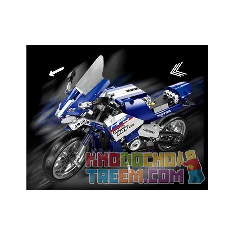 TA GAOLE T3010 3010 non  XE MÁY bộ đồ chơi xếp lắp ráp ghép mô hình  MOTORCYCLE Kỹ Thuật Công Nghệ Cao Mô Hình Phương Tiện 446 khối