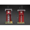 MouldKing 12009 Mould King 12009 non  THÁP TÍN HIỆU ĐƯỜNG SẮT bộ đồ chơi xếp lắp ráp ghép mô hình Trains WORLD RAILWAY TRAIN SIGNAL STATION Tàu Hỏa 1809 khối