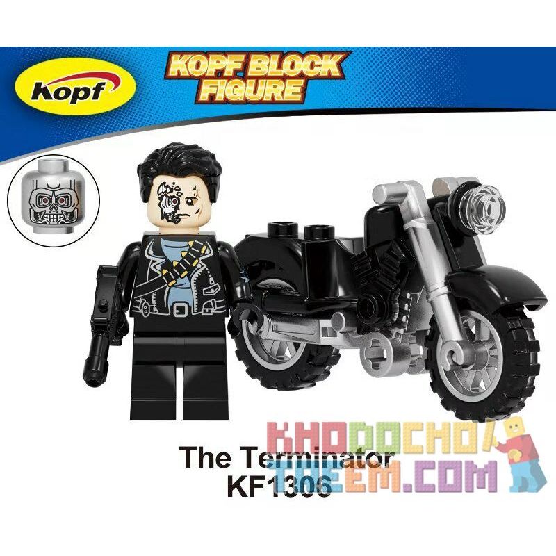 KOPF KF1306 1306 non Lego THỨ MƯỜI bộ đồ chơi xếp lắp ráp ghép mô hình Movie & Game THE TERMINATOR Phim Và Trò Chơi