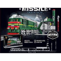 PanlosBrick 628006 Panlos Brick 628006 non  ĐÀO TẠO TÊN LỬA SOVIET SS-24 bộ đồ chơi xếp lắp ráp ghép mô hình Military Army MISSILE TRAIN SS-24 Quân Sự Bộ Đội 4405 khối