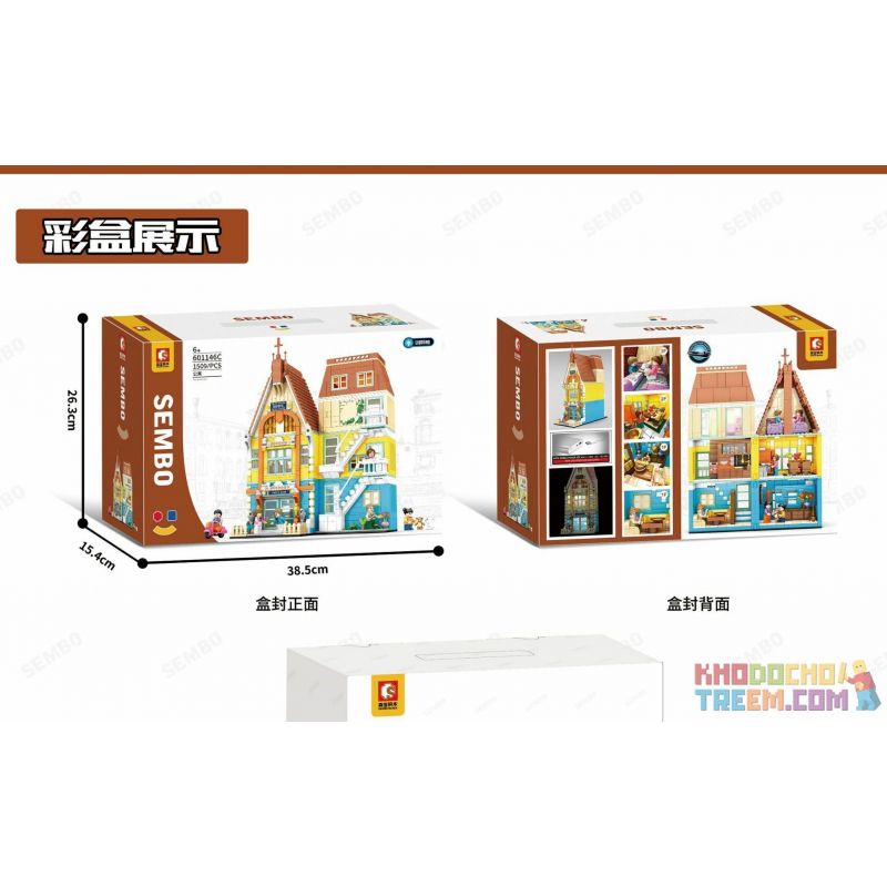 SEMBO 601146C non  QUANG CẢNH ĐƯỜNG PHỐ BẮC ÂU bộ đồ chơi xếp lắp ráp ghép mô hình Modular Buildings Mô Hình Nhà Cửa 1509 khối SEMBO 601146C non  QUANG CẢNH ĐƯỜNG PHỐ BẮC ÂU bộ đồ chơi xếp lắp ráp ghép mô hình Modular Buildings Mô Hình Nhà Cửa 1509 khối